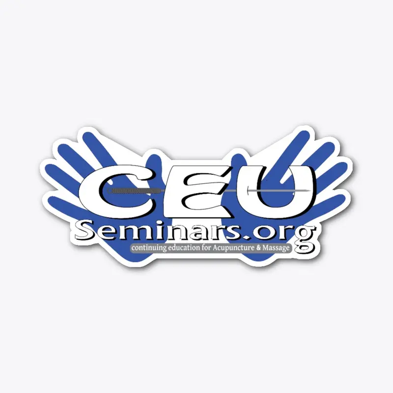 CEUseminars.org Stickers Blue Hands